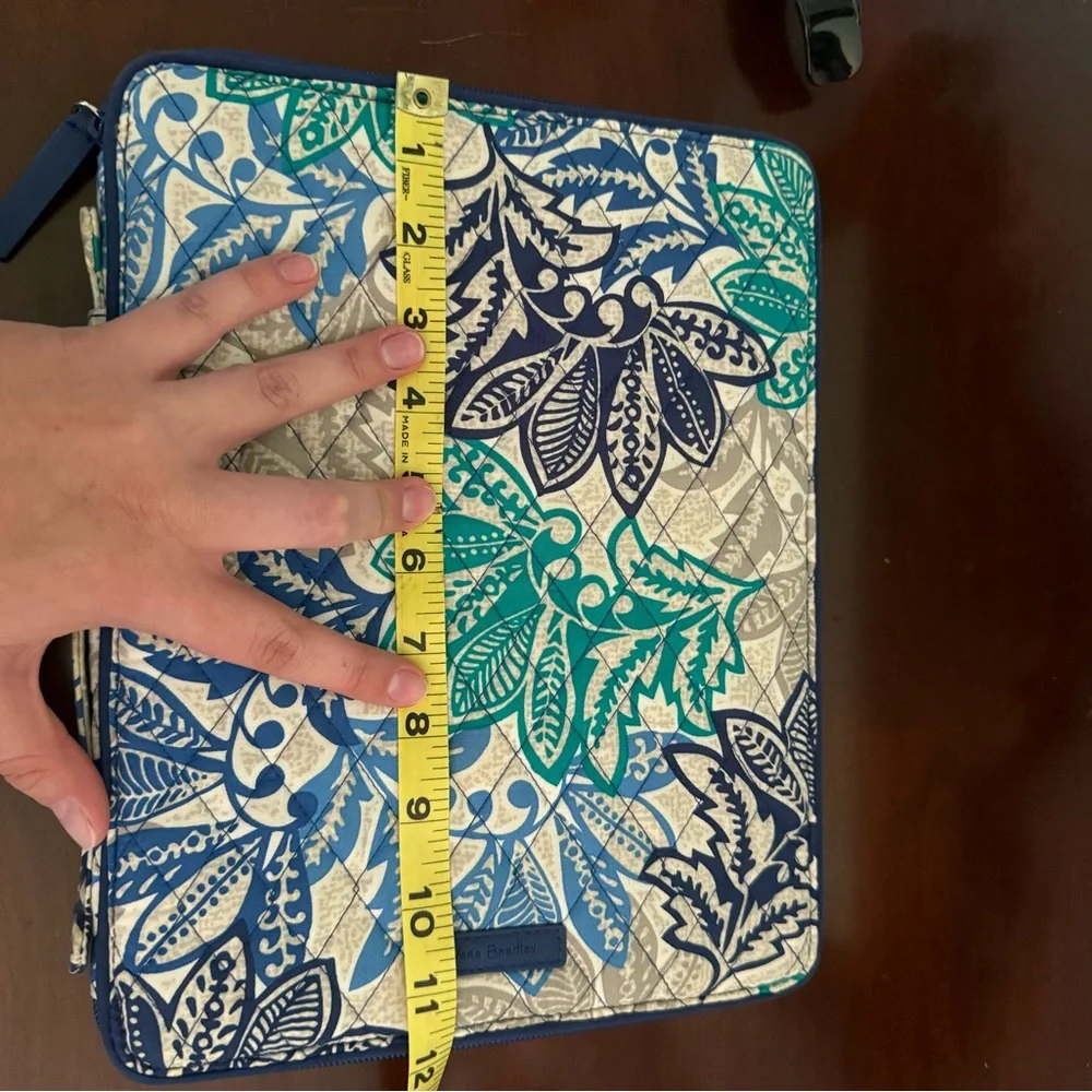 Vera Bradley Quilted Laptop Sleeve in Peacock Garden